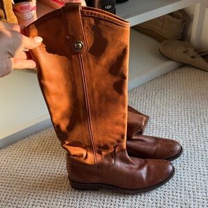 FRYE AND CO. Kids Brown Leather Boots